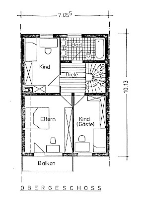 Grundriss Obergeschoss