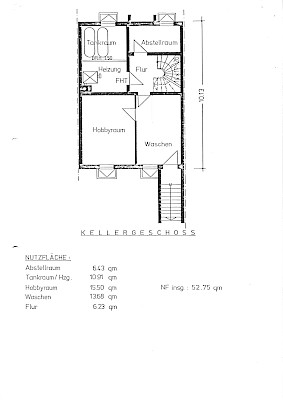 Grundriss Kellergeschoss